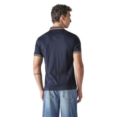 Levi's Men's Solid Navy Interlock Polo T-Shirt