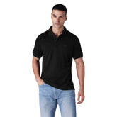 Levi's Men's Solid Black Polo T-Shirt