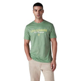 Levi's Men's Typography Printed Slim Fit Jersey T-Shirt Green