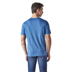 Levi's Men's Solid Regular Fit Jersey T-Shirt Blue