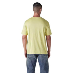 Levi's Men's Solid Regular Fit Jersey T-Shirt Yellow