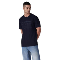 Levi's Men's Knitted Regular Fit Pique T-Shirt Navy