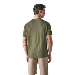 Levi's Men's Knitted Regular Fit Pique T-Shirt Olive