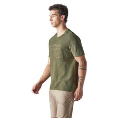 Levi's Men's Knitted Regular Fit Pique T-Shirt Olive