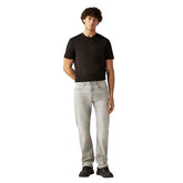 Men's 505 Light-Grey Straight Fit Mid Rise Jeans