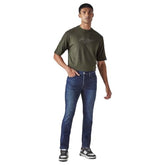Levi's Men's 511 Blue Slim Fit Mid Rise Kooltex Jeans