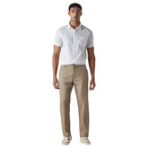Levi's Men's Khaki Authentic Relaxed Fit Mid Rise Chinos