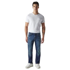 Levi's Men's 511 Indigo Slim Fit Mid Rise Redloop Jeans
