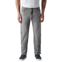 Levi's Men's 555 Grey Relaxed Straight Fit Mid Rise Jeans