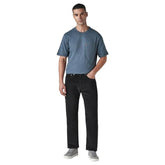Levi's Men's Black Authentic Relaxed Straight Fit Mid Rise Corduroy Chinos