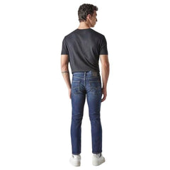 Levi's Men's 511 Indigo Slim Fit Mid Rise Jeans