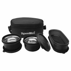 Monarch Double Decker Steel Lunch Box