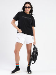 Madame Ladies Western Top H/S M5S11451 002 Black