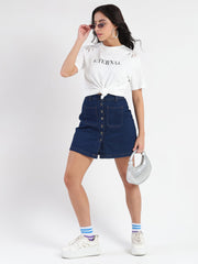 Madame Ladies Western Top H/S M5S11205 040 White