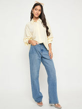 Madame Ladies Western Top H/S M5S18102 1 Off White