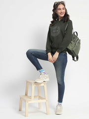 Madame Ladies Western Sweat Shirt M4W22470 29 Olive