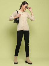 Madame Ladies Western Cardigan M4W70062 001 Beige