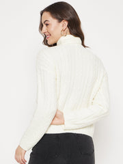 Madame Ladies Western Woolen Top M3W17329 1 Off White