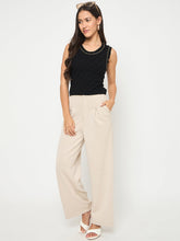 Madame Ladies Western Top H/S M5S16019 002 Black