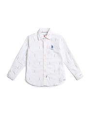 U.S.POLO KIDS BOYS SHIRT H/S UKSHT1363