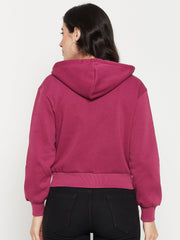 Madame Ladies Western Sweat Shirt M3W22005 012 Fuschia
