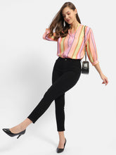 Madame Ladies Western Top H/S M4S18813 029 Orange