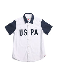 U.S.POLO KIDS BOYS SHIRT H/S UKSHT1397