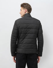 Solid Regular Fit Puffer Jacket
