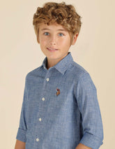 U.S.POLO KIDS BOYS SHIRT H/S UKSHT1508
