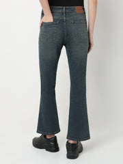 Spykar Ladies Western Jeans Wdeli1Be026 Vintage Blue