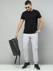 Men Grey Melange Solid Regular Fit Winter Lower - Goyalsons ShopMax