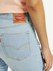 Women'S 724 Light Indigo Straight Fit High Rise Jeans