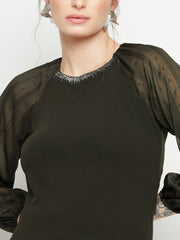 Madame Ladies Western Top F/S M3W18720 29 Olive