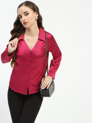 Madame Ladies Western Top F/S M4W18701 012 Fuschia