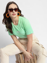 Madame Ladies Western T-Shirt H/S M4S11466 014 Green