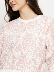 Madame Ladies Western Sweat Shirt M3W22251 031 Pink