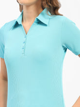 Madame Ladies Western Top H/S M4S11005 043 Aqua