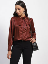 Madame Ladies Western Top F/S M3W18802 004 Brown