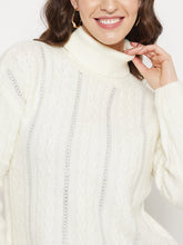 Madame Ladies Western Woolen Top M3W17329 1 Off White