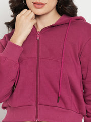 Madame Ladies Western Sweat Shirt M3W22005 012 Fuschia