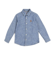U.S.POLO KIDS BOYS SHIRT H/S UKSHT1508