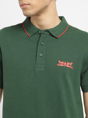 Men'S Solid Slim Fit Polo T-Shirt