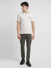 Men'S Solid Slim Fit Polo T-Shirt