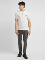 Men'S Solid Slim Fit Polo T-Shirt