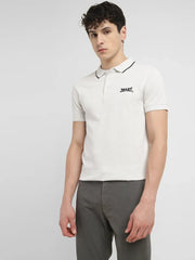 Men'S Solid Slim Fit Polo T-Shirt
