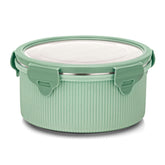 Lock N Store Microsafe Round Steel With Steel Lid 1050 Ml
