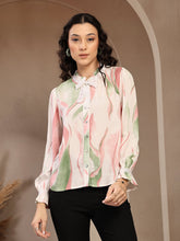 Gipsy Pink Printed Rayon Blouse