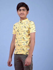 Crimsoune Club Boys T-Shirt Yellow