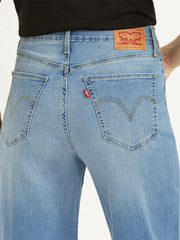 Women'S Blue Mile High Wide Leg Fit High Rise Jeans
