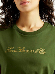 Women'S Typography Crew Neck T-Shirt